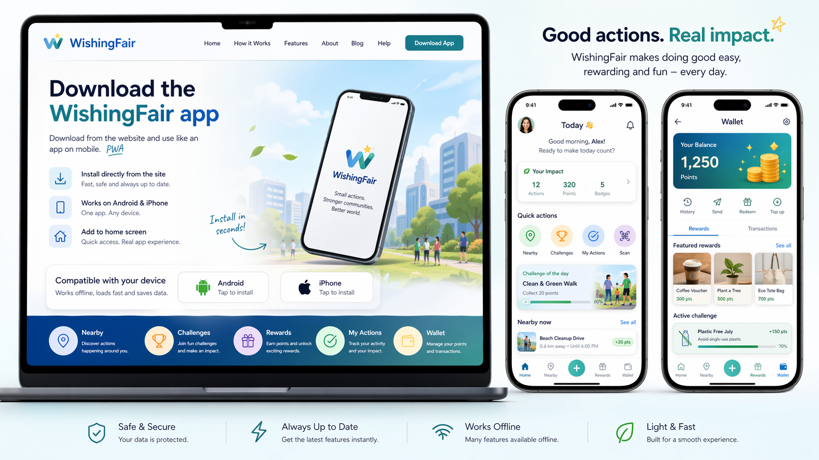 WishingFair app preview